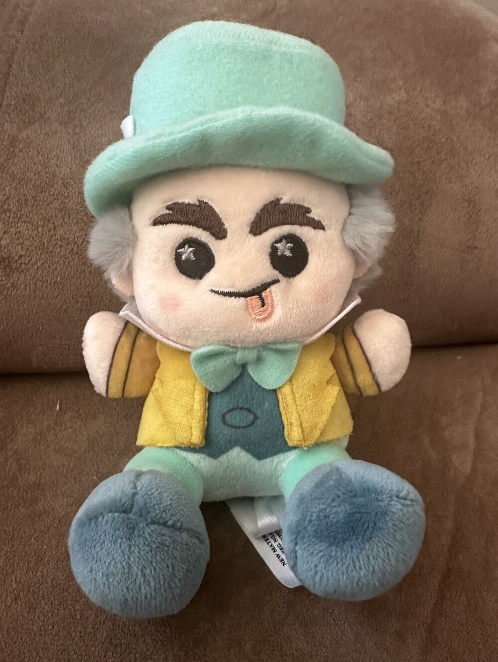 Plush Character Toy - Mint Green Hat & Yellow Jacket